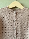 Kort Cardigan Lilla thumbnail